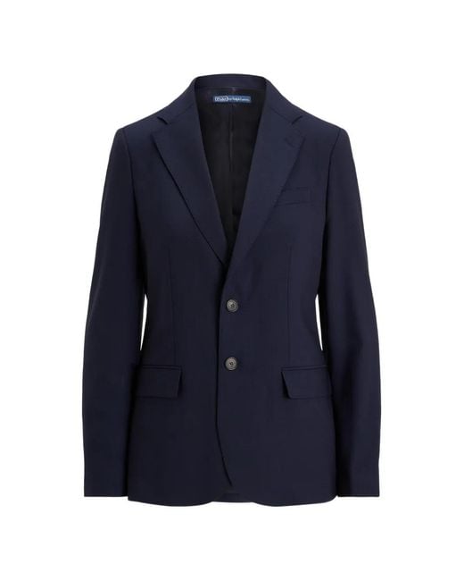 Polo Ralph Lauren Blue Wool Blazer
