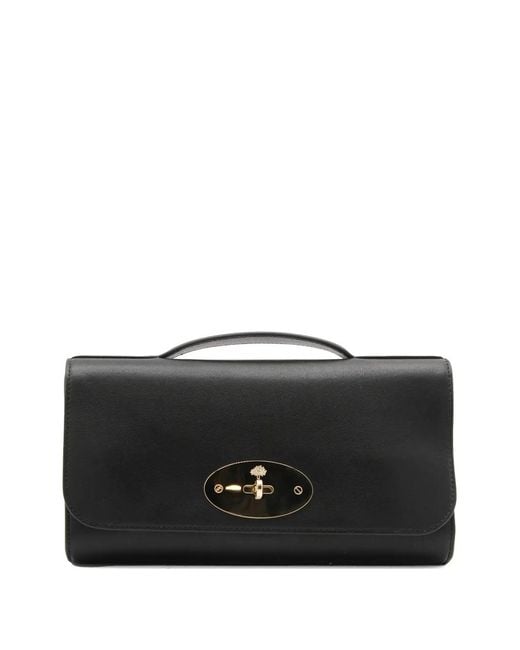 Mulberry Black Pochette Lily En Cuir