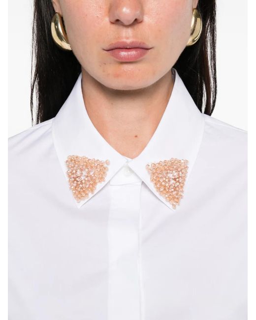 Dorothee Schumacher デコラティブカラー シャツ White