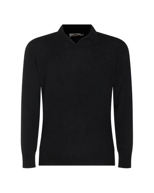 Pull À Col V Altea pour homme en coloris Black