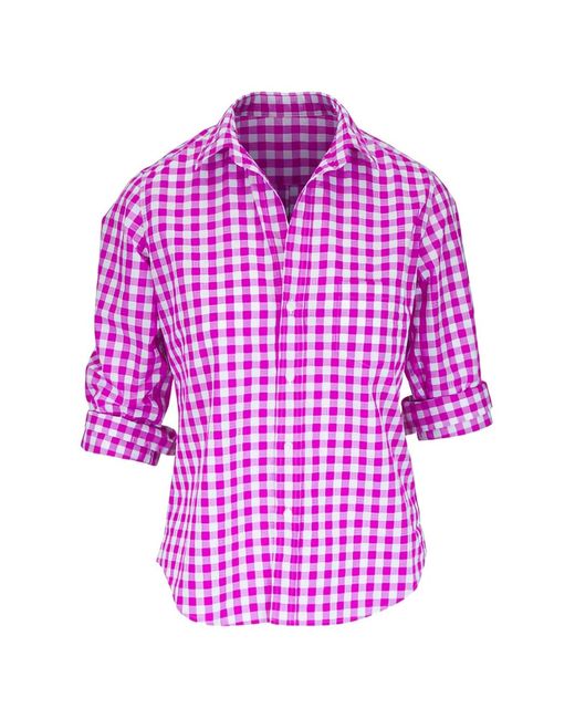 Frank & Eileen Pink Gingham Shirt