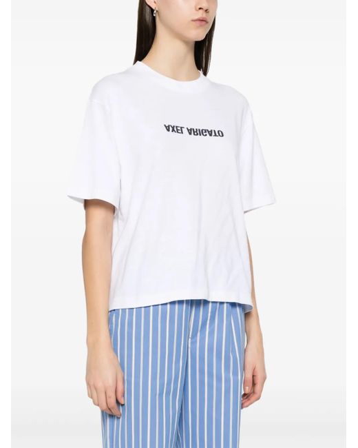 Axel Arigato White Distort T-Shirt