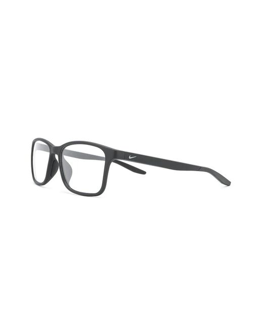 Nike Brown Square-Frame Glasses