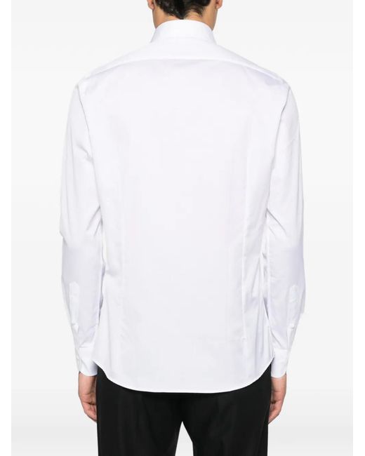Tagliatore White Sohoo Shirt for men