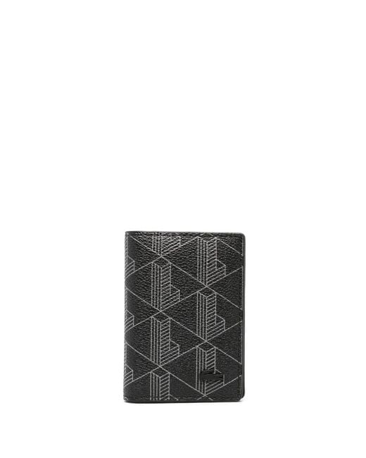 Lacoste White Logo-Plaque Bi-Fold Design Wallet for men