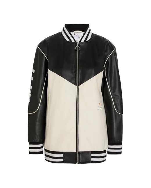 AN-Y1 Black Racing Formula Leather Jacket