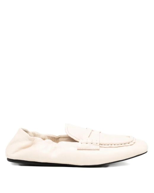 Senso White Astro I Leather Loafers