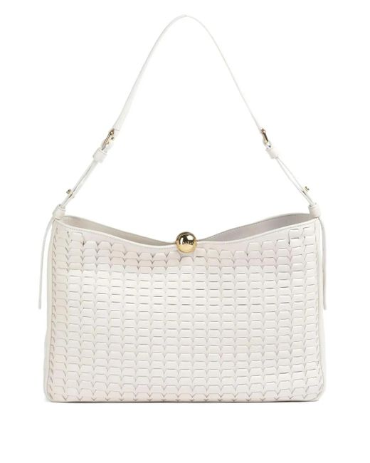 Furla White Sfera Soft L Shoulder Ba