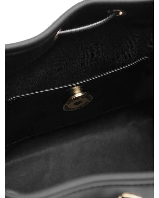Love Moschino Black Logo-Lettering Bucket Bag