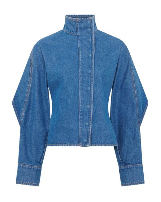 MARINE SERRE Blue Shirts