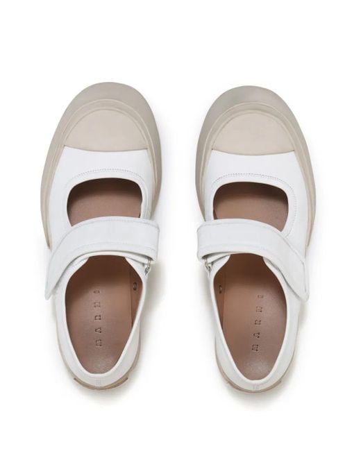 Marni White Low-Top Sneaker