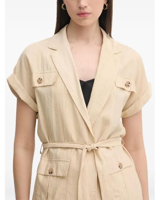 GAUDI Natural Chemise Ceinturée À Effet Froissé