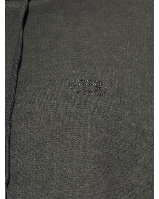 DIESEL Gray S-Quinn-Hood Hoodie for men