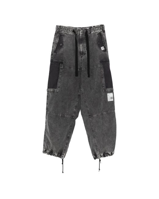 Maison Mihara Yasuhiro Gray Front-Pocket Trousers for men