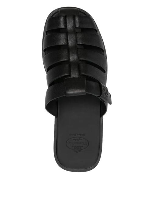 Church's Black Leather Slides