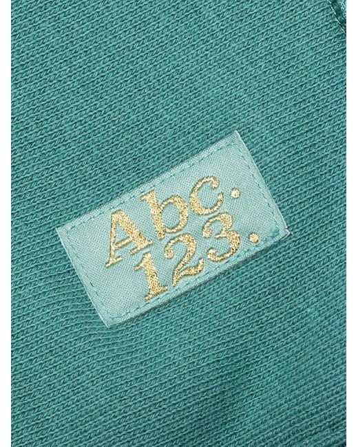 Advisory Board Crystals Green Logo-Embroidered Crew-Neck Sweatshirt for men