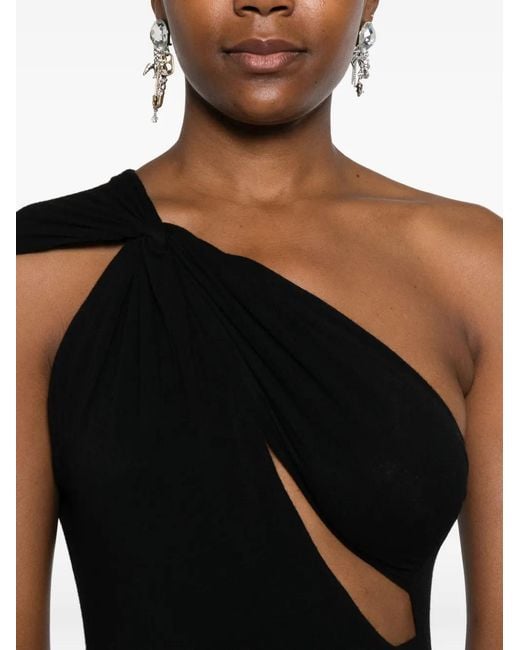MANURI Black Iman Cut-Out Details Maxi Dress