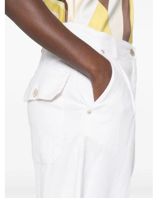 Momoní White Wide-Leg Trousers