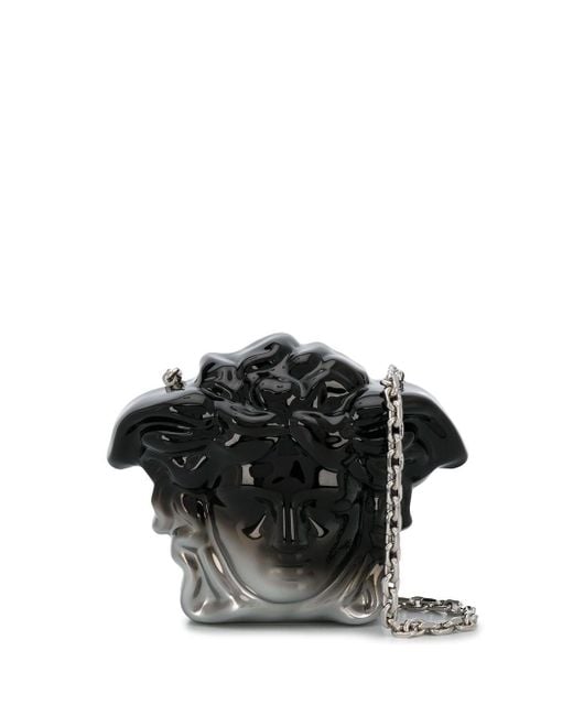 Clutch con testa di Medusa di Versace in Black da Uomo