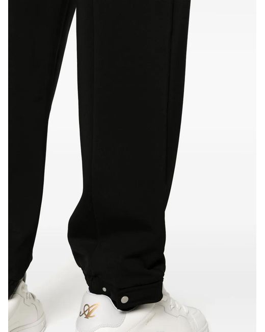 Represent Black Interlock Pressed Crease Tracksuit Pants for men
