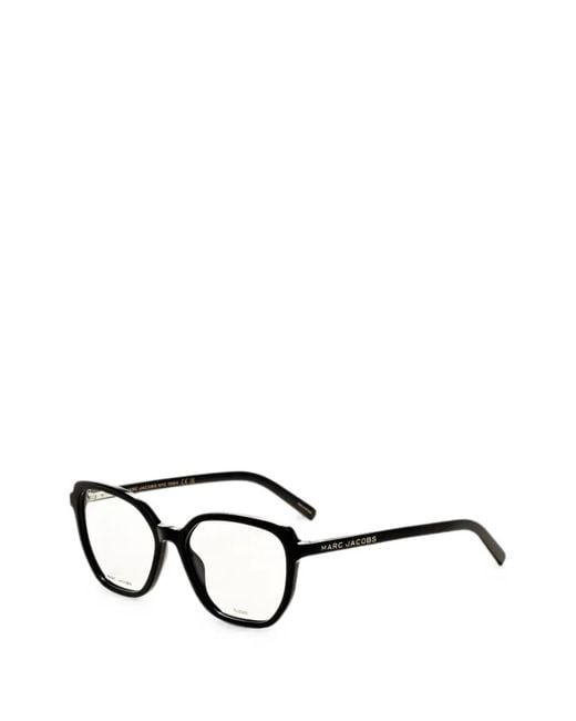 Marc Jacobs White Geometric-Frame Glasses