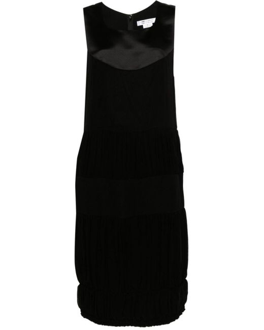 Comme des Garçons Black Pleat-detail Dress