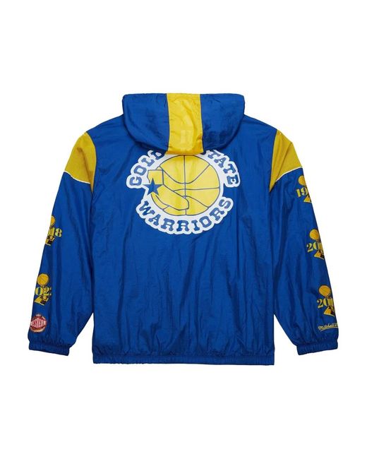 Mitchell & Ness Blue Golden State Warriors Royal Team Og 3.0 Half-Zip Fastening for men