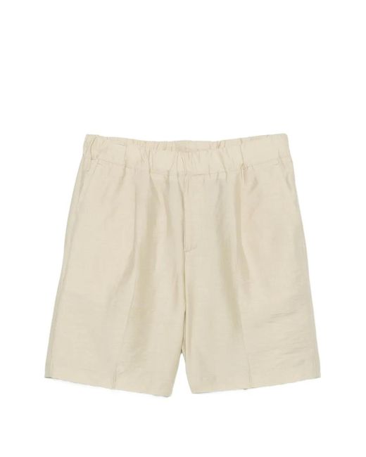 Costumein Natural Tony Elasticated-Waistband Shorts for men