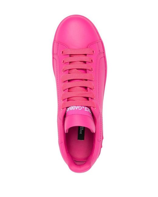 Dolce & Gabbana 'portofino' Sneakers in het Pink