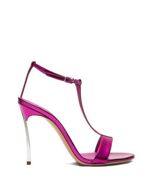 Casadei Pink Blade Heeled Sandals