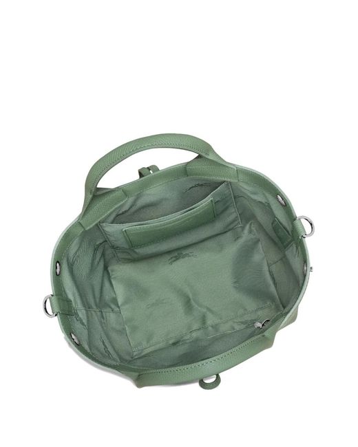 Longchamp Green Le Roseau S Handbag