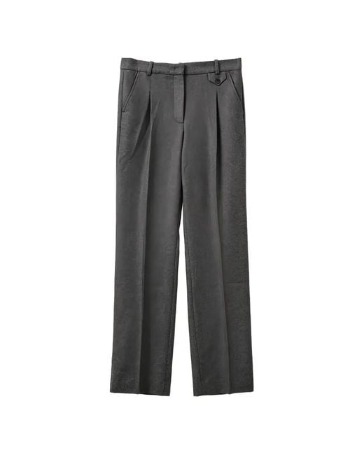 THE GARMENT Mitch Broek in het Gray