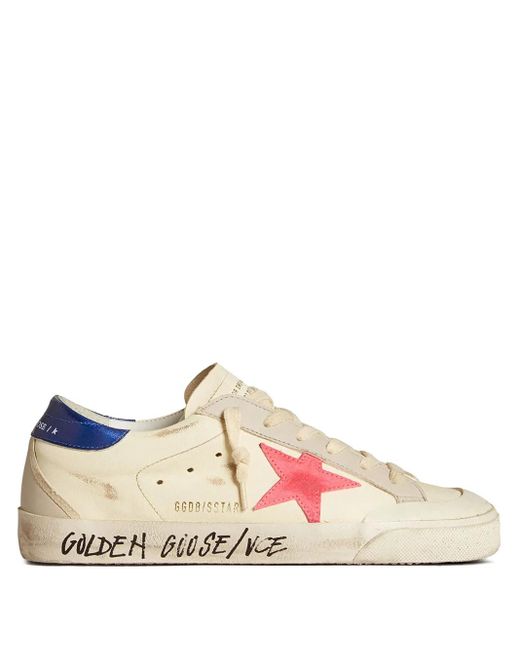 Golden Goose Deluxe Brand Pink Super Star Penstar Sneakers