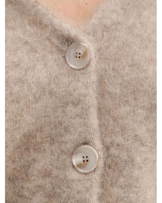 Gestuz Natural Gzdebbie Button V-Neck Cardigan