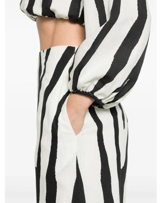 Pantalon Toya Cala De La Cruz en coloris White