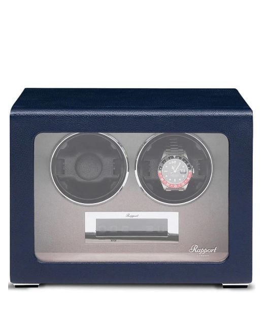 Rapport Blue Quantum Duo Watch Winder for men