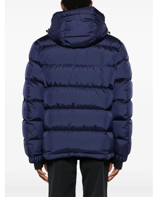 Moncler Gefütterte Isorno Jacke Mit Logo-Print in Blue für Herren