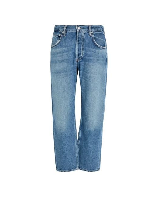 Citizens of Humanity Blue Winslow Faded-Effect Denim Jeans
