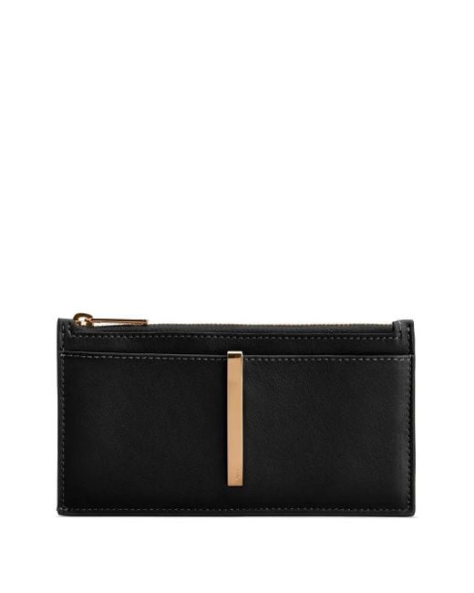 Porte-Cartes À Poche Zippée Tod's en coloris Black