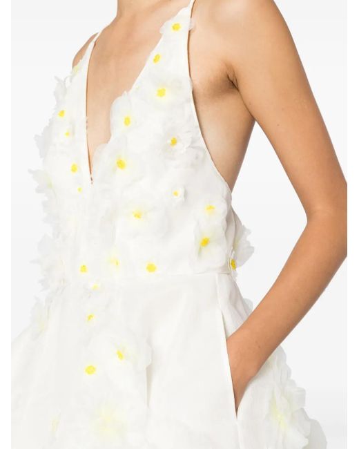 Zimmermann White Matchmaker Daisy Mini Dress