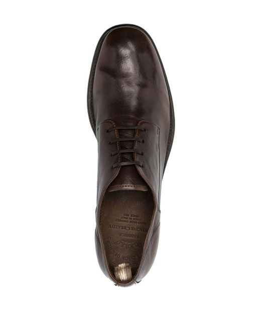 Officine Creative Chronicle Leather Derby Shoes in Brown for Men | Lyst