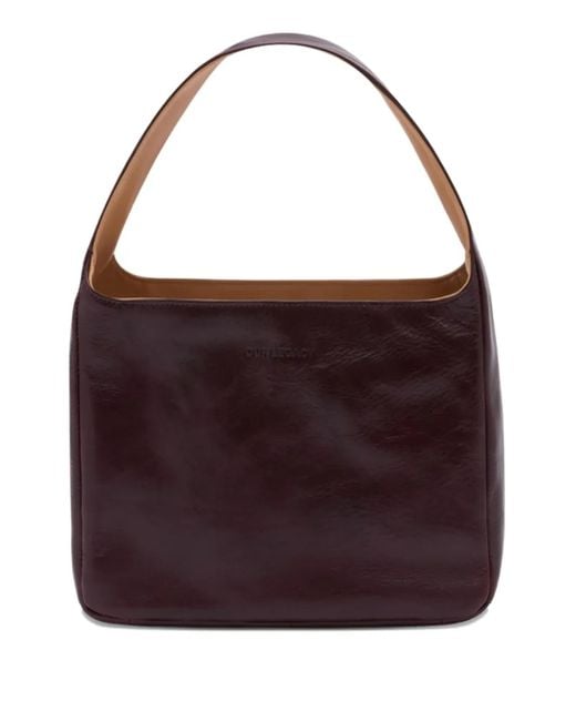 Our Legacy Purple Brick Leather Shoulder Bag