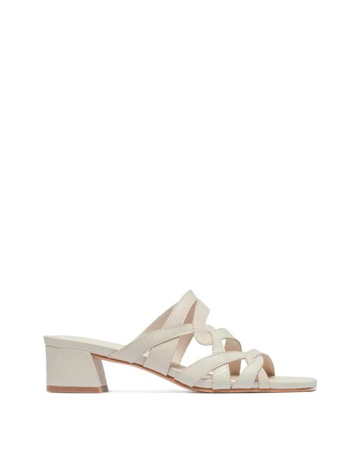 Bernardo White Johanne Woven Sandals