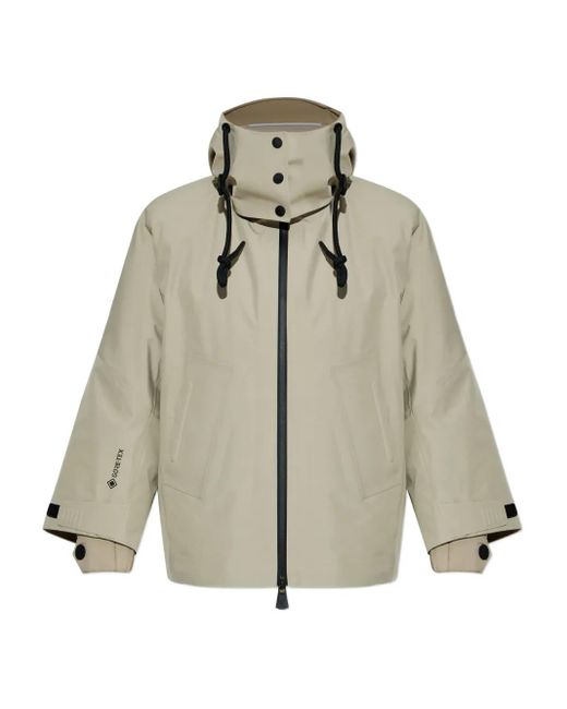 Moncler Natural Button Hooded Jacket