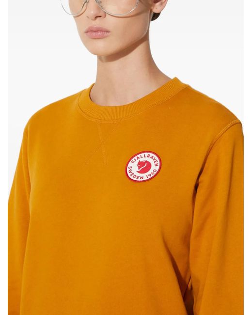 Sudadera Con Parche Del Logo Fjallraven de color Blue
