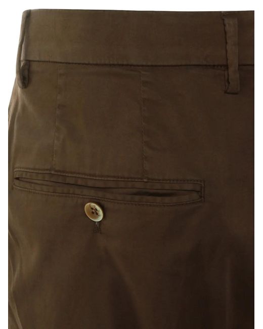 GTA IL PANTALONE Gray Buttoned Trousers for men
