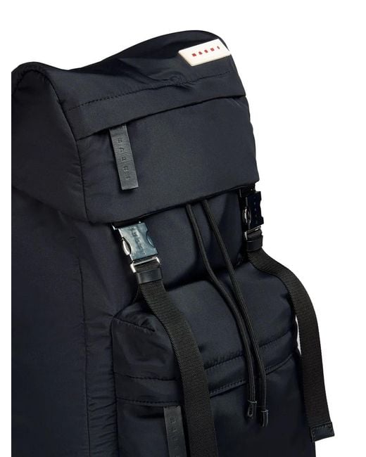 Marni Black Puff Backpack for men