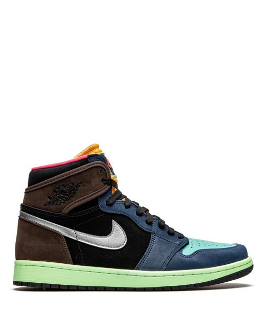 Nike Blue Air 1 Retro High Og "Bio Hack" Sneakers for men