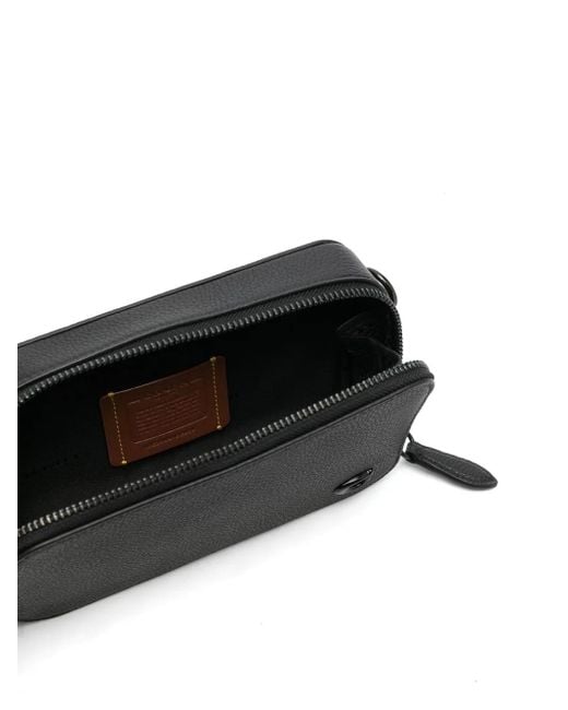 Tracolla Sottile Charter di COACH in Black da Uomo