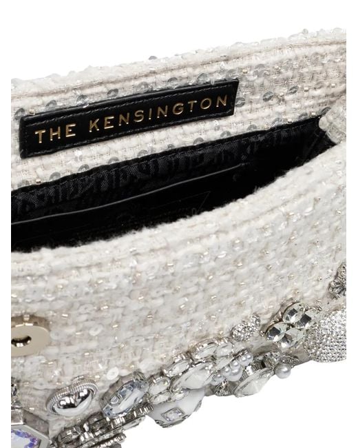 Kurt Geiger White Medium Kensington Tutti Fruitti Shoulder Bag